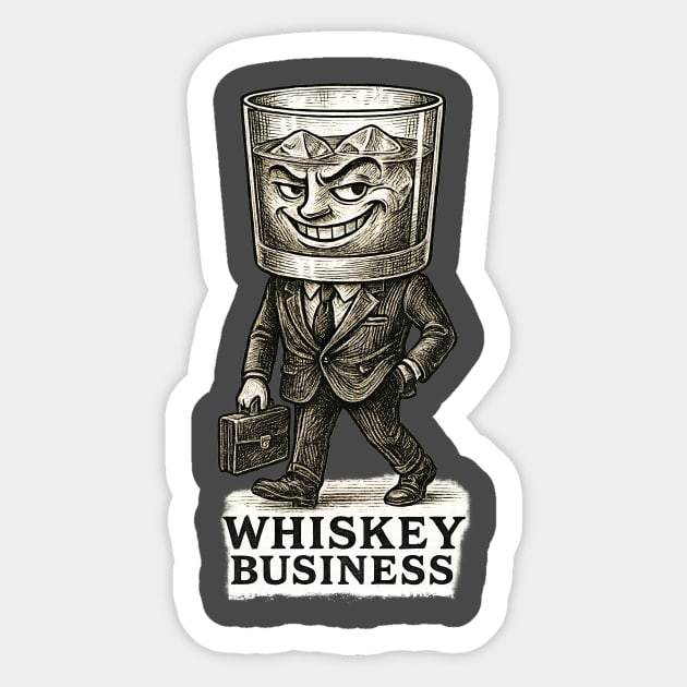 Whiskey Business Sticker by Dr. Cork